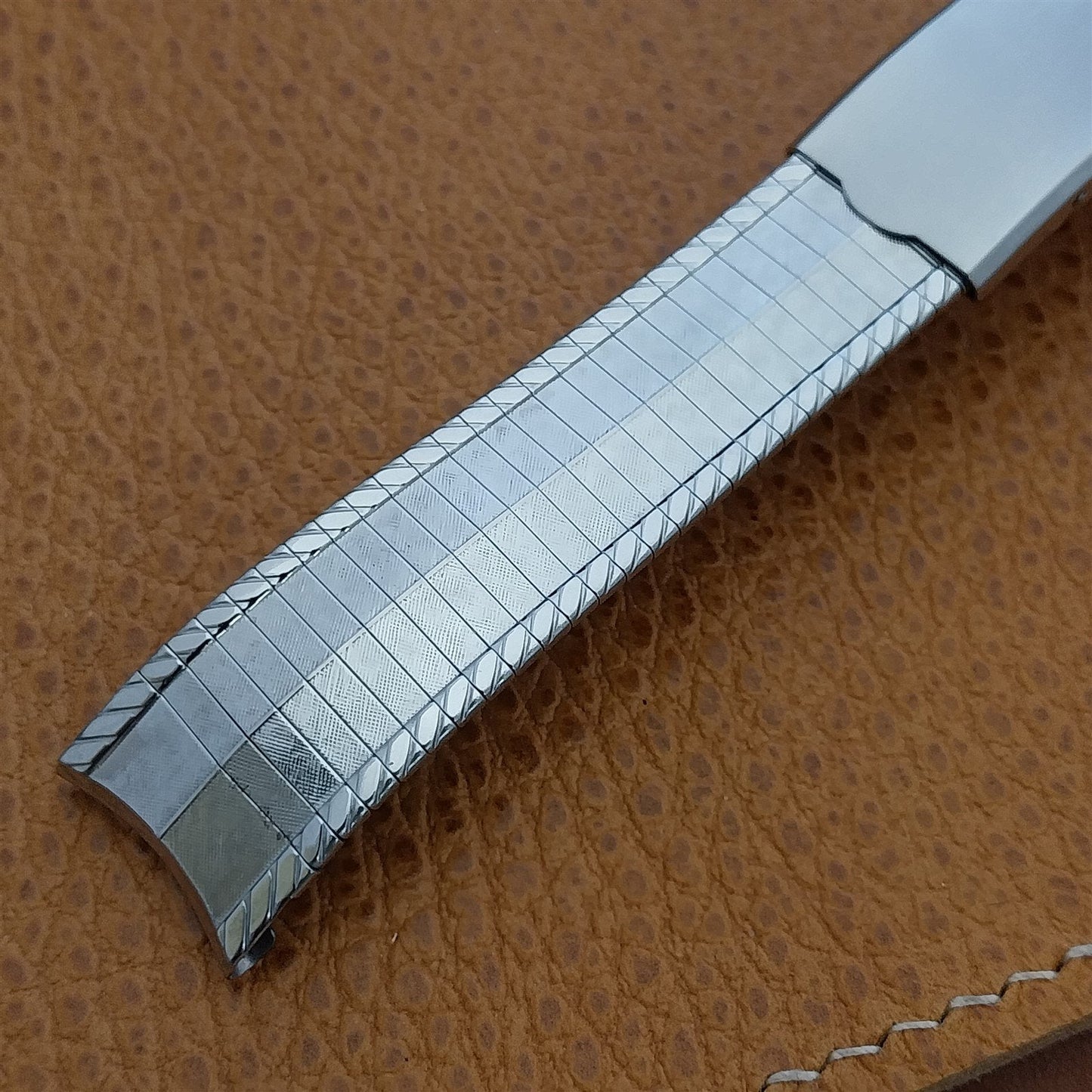 17.2mm Kreisler USA Stainless Steel Classic nos 1960s Vintage Watch Band