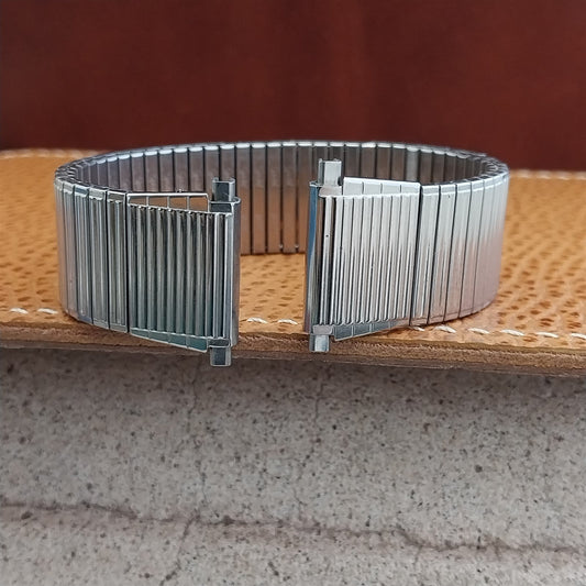 Speidel Thinline 1970s Flared Ends Stainless Steel Vintage Watch Band