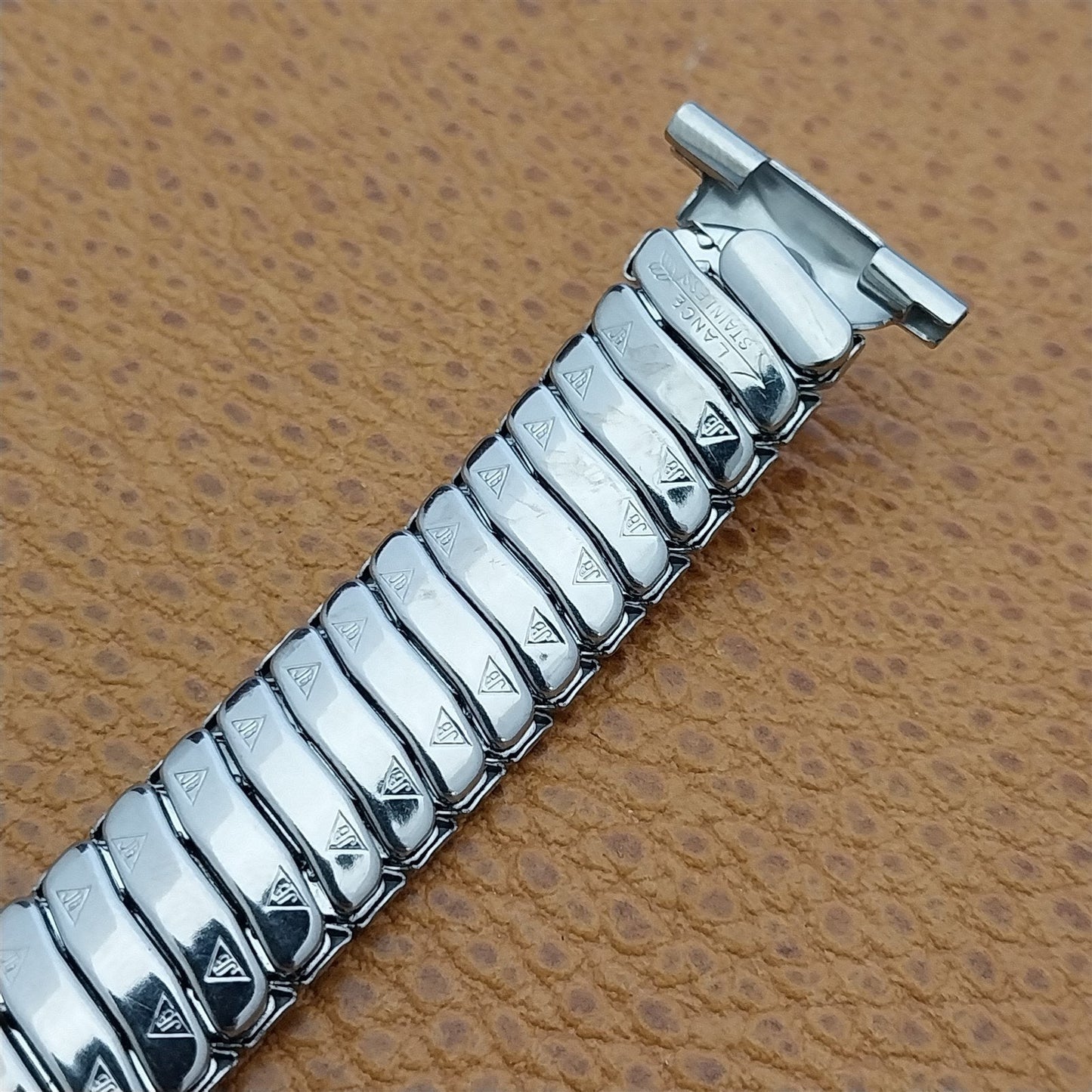 1950s Stainless Steel JB Champion USA Lance Quality Short nos Vintage Watch Band