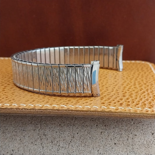 Speidel Stainless Steel Valencia USA Long USA Made nos Vintage Watch Band