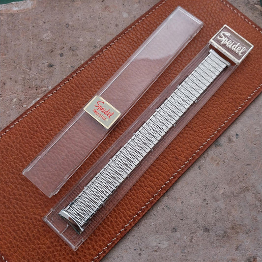 Speidel Stainless Steel Valencia USA Long USA Made nos Vintage Watch Band