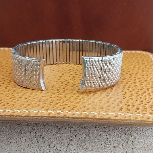 17.2mm Stainless Steel Speidel Thinline nos 1970s Vintage Watch Band