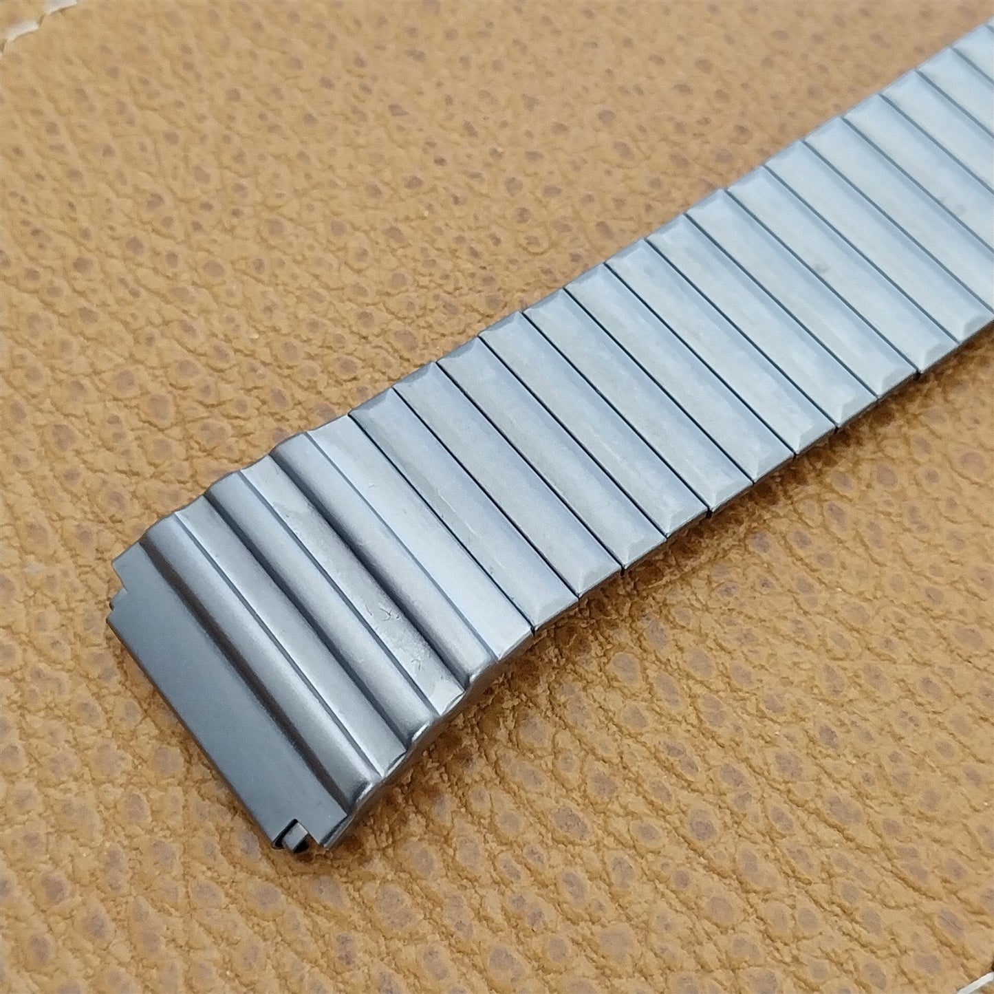 Wide Speidel USA Made Stainless Steel nos Vintage Watch Band 20mm 22mm