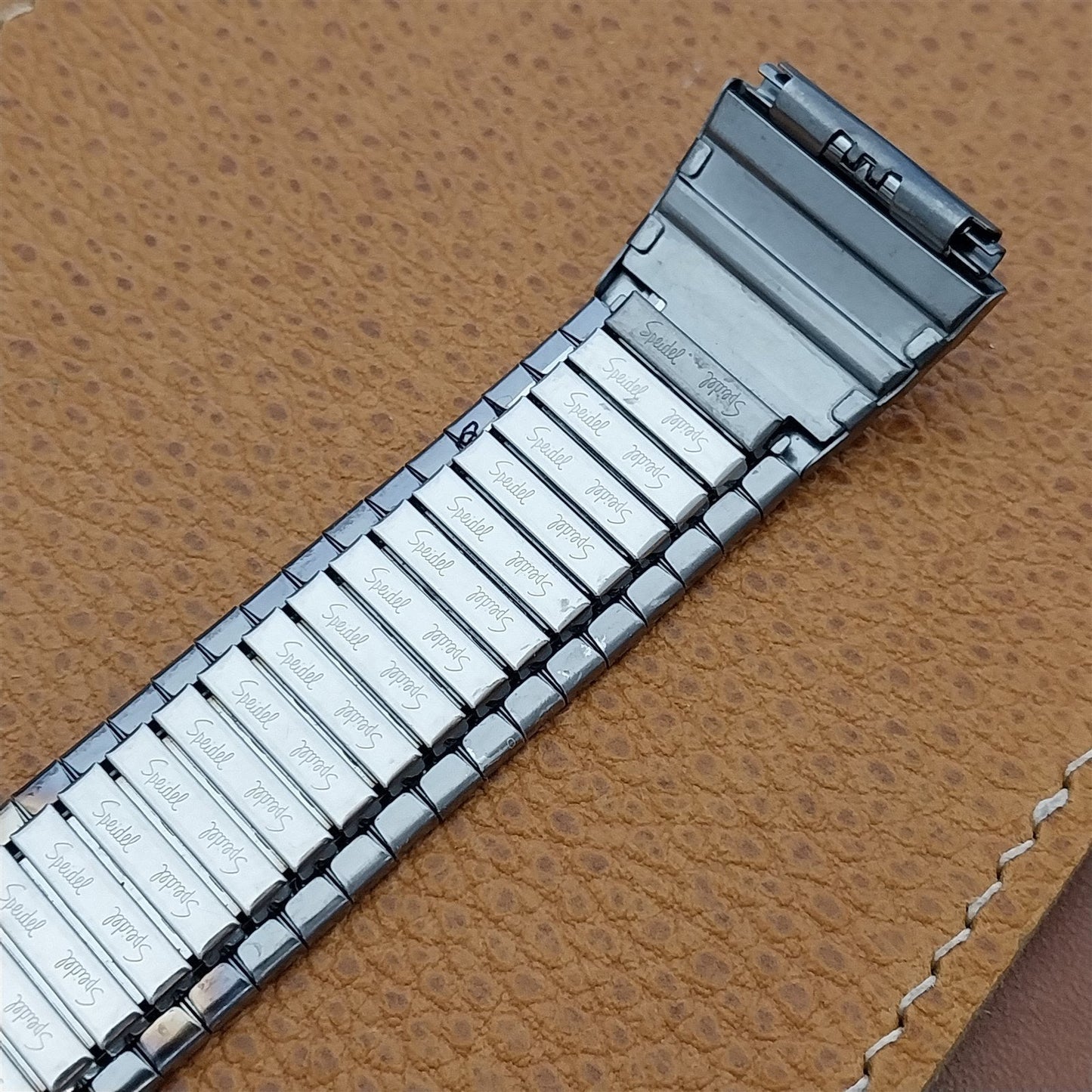 Wide Speidel USA Made Stainless Steel nos Vintage Watch Band 20mm 22mm