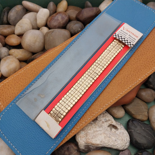 17.2mm 10k Yellow Gold-Filled Vantage USA 1960s Vintage Watch Band