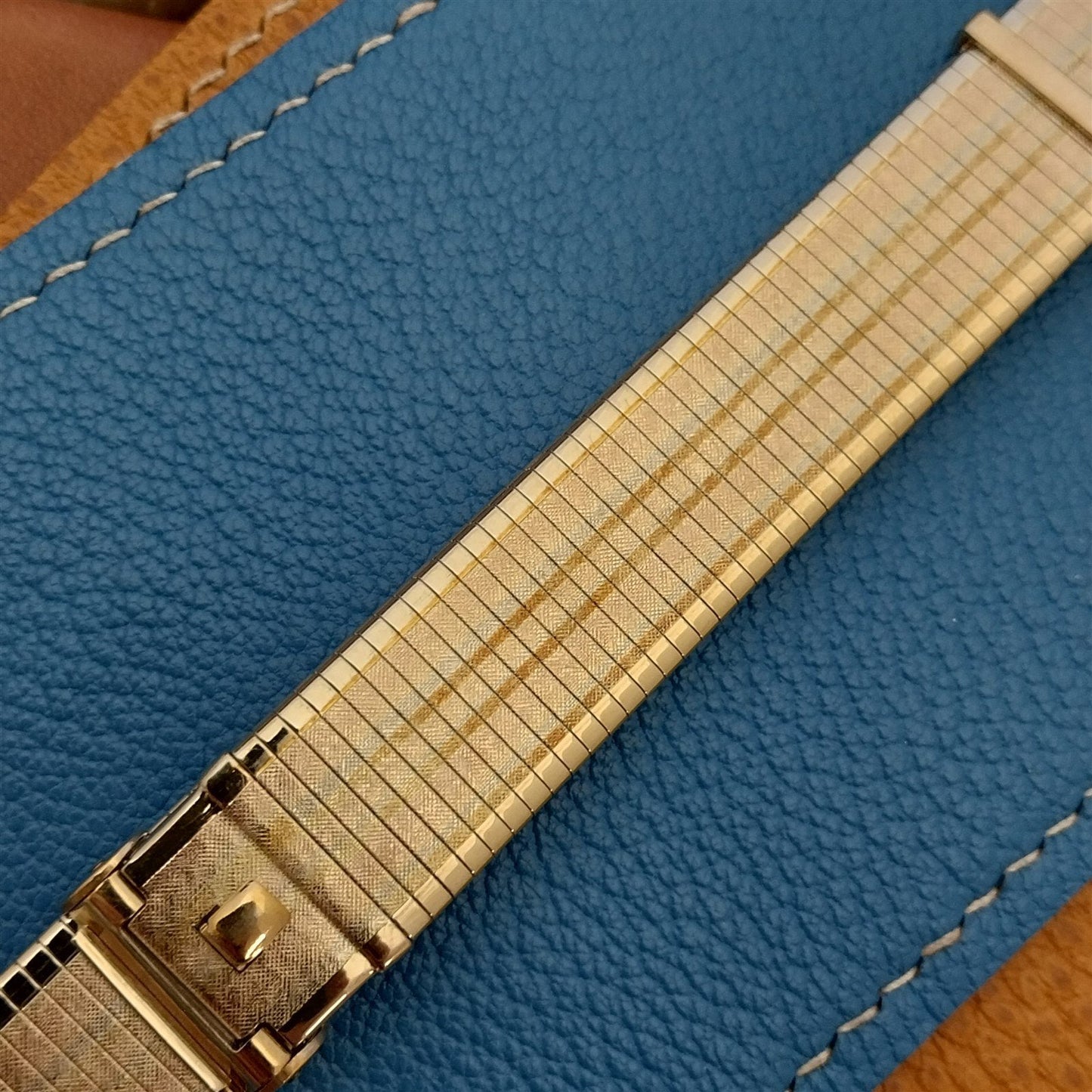 Rose White & Yellow Gold Filled Forstner Florentine Komfit Vintage Watch Band