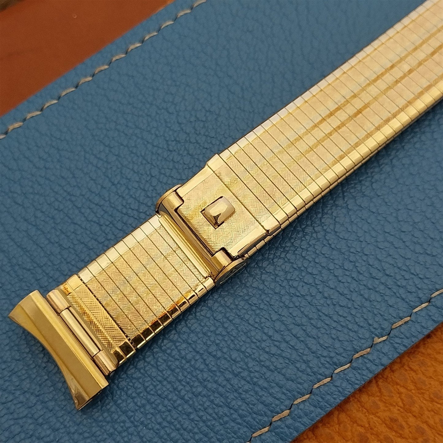 Rose White & Yellow Gold Filled Forstner Florentine Komfit Vintage Watch Band