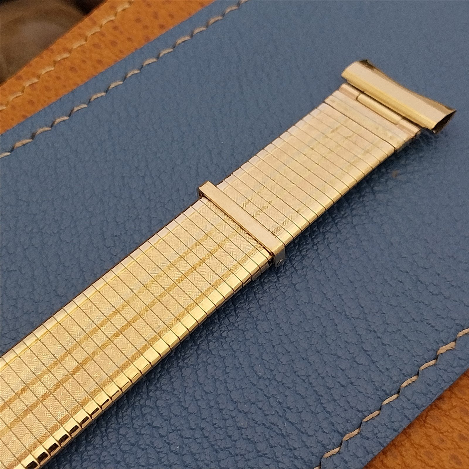 Rose White & Yellow Gold Filled Forstner Florentine Komfit Vintage Watch Band
