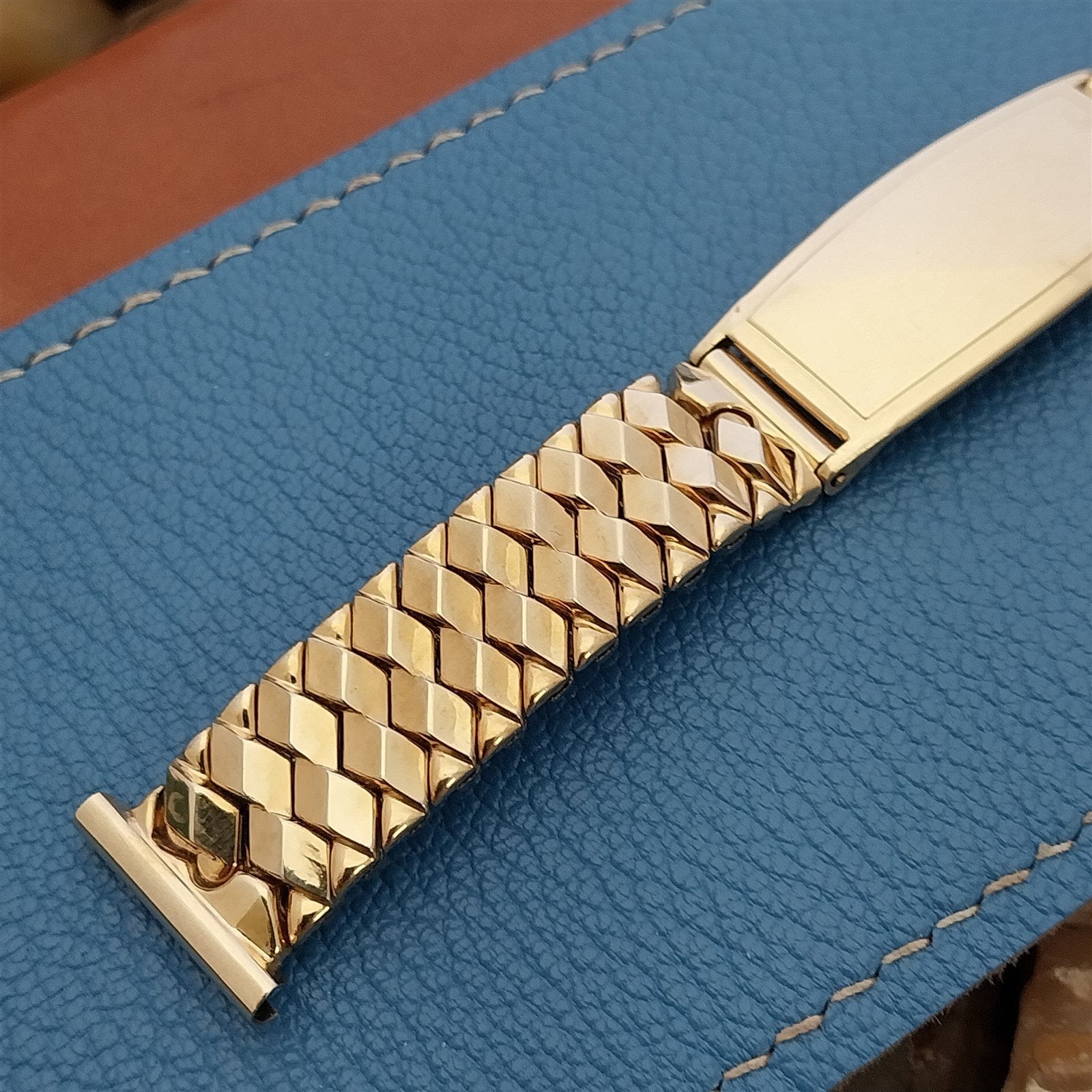 1940s 12k Gold-Filled ASco nos Vintage Watch Band 11/16" 5/8" 9/16"