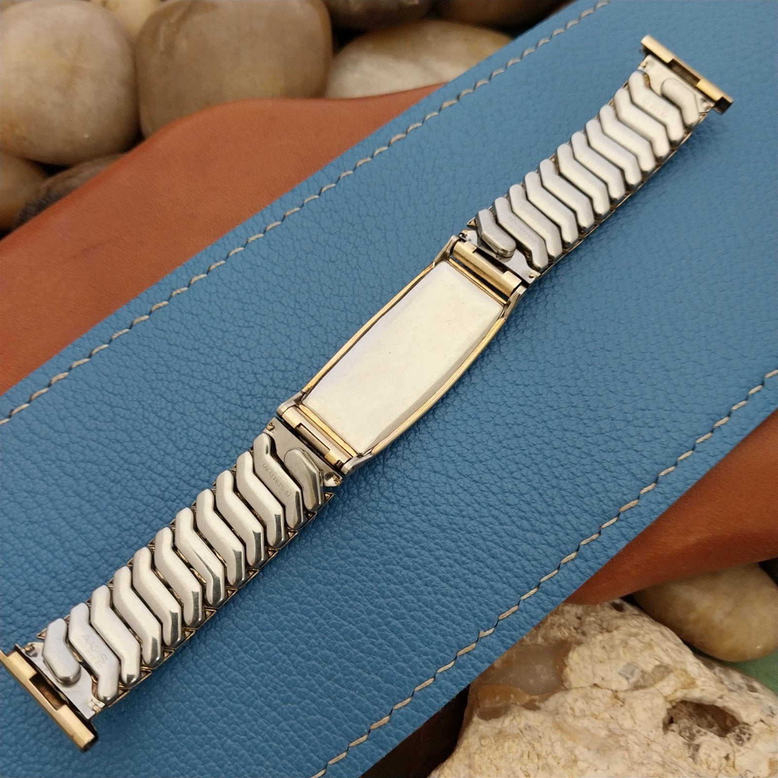 1940s 12k Gold-Filled ASco nos Vintage Watch Band 11/16" 5/8" 9/16"