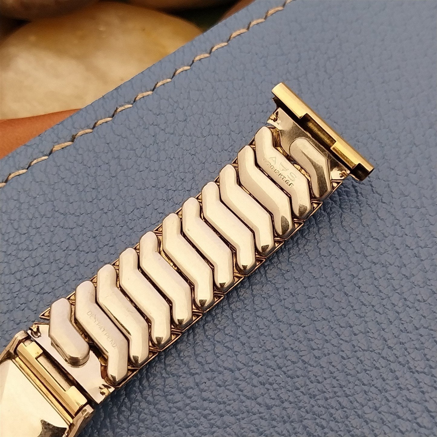 1940s 12k Gold-Filled ASco nos Vintage Watch Band 11/16" 5/8" 9/16"