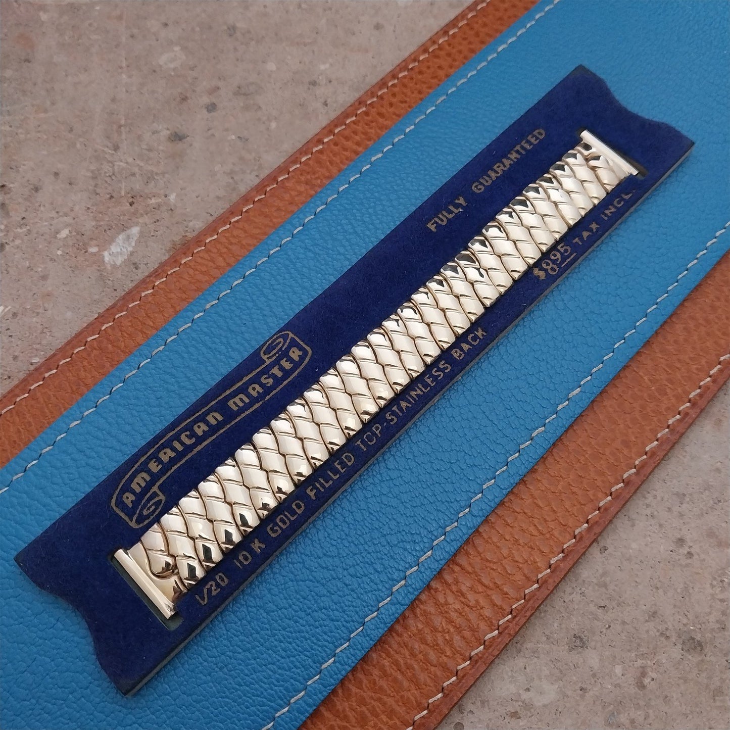1950s 5/8" American Master Gold-Filled Classic Expansion nos Vintage Watch Band