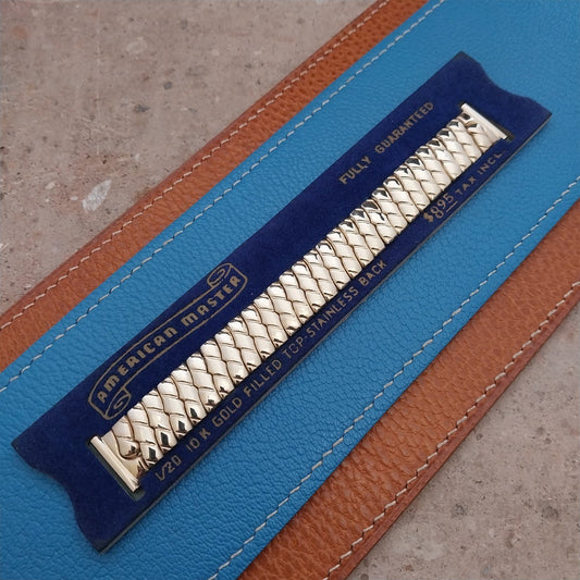 1950s 5/8" American Master Gold-Filled Classic Expansion nos Vintage Watch Band