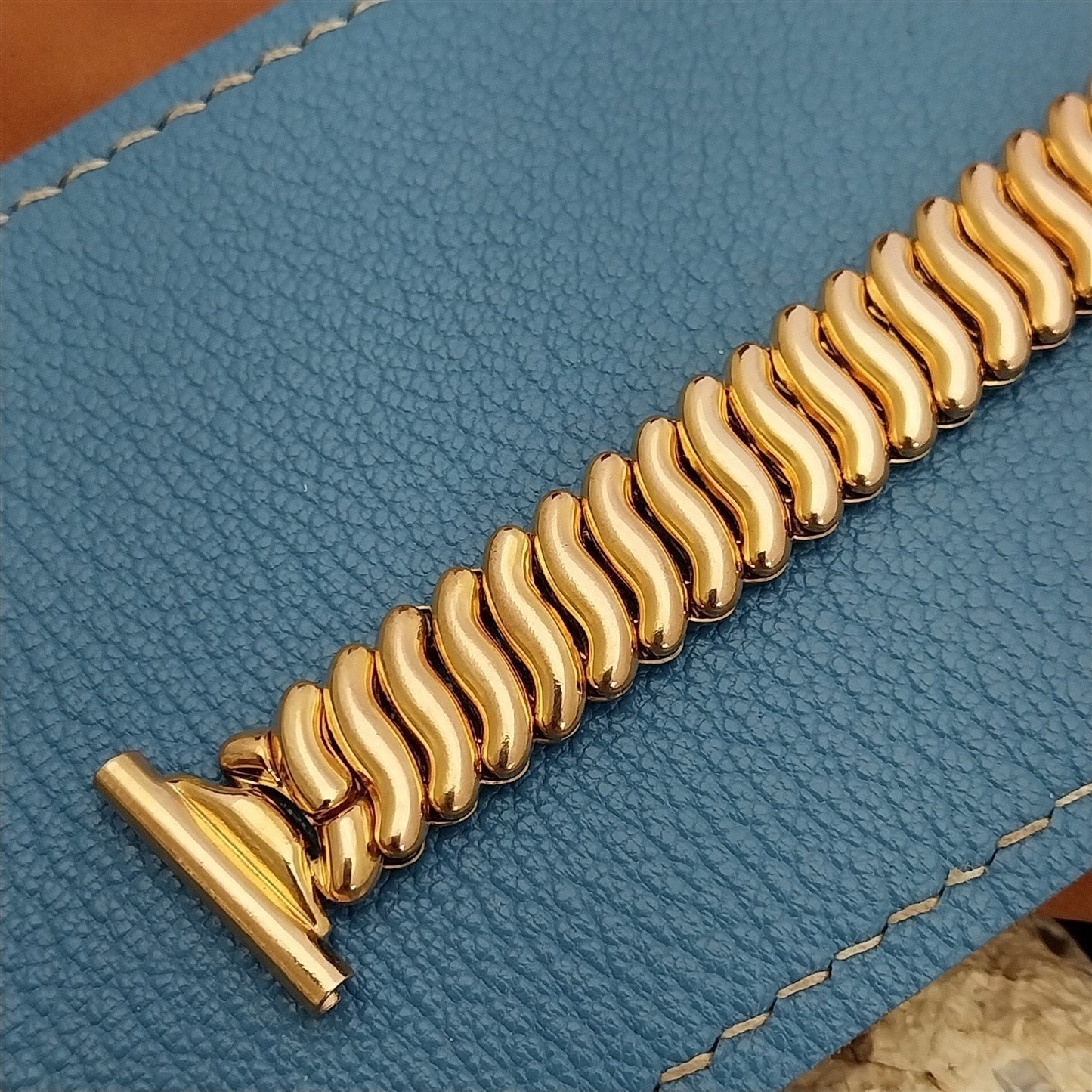 1946 Rose Gold-Filled Speidel Phoenix Expansion nos Vintage Watch Band