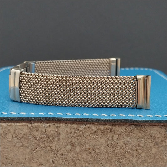 12K Gold-Filled Mesh 15.3mm Kestenmade Unused Classic 1940s Vintage Watch Band