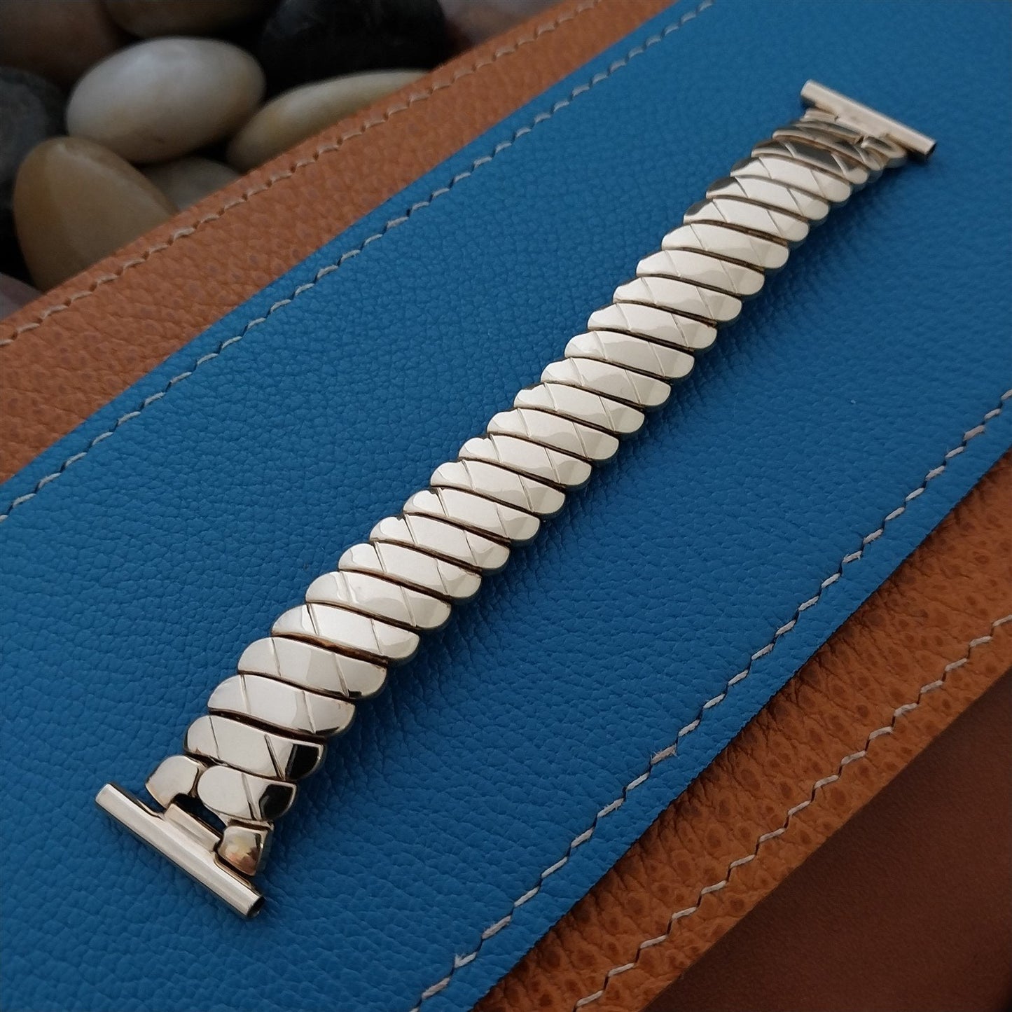 19mm 1940s 10k Gold-Filled Short Kestenmade Seminole USA Vintage Watch Band