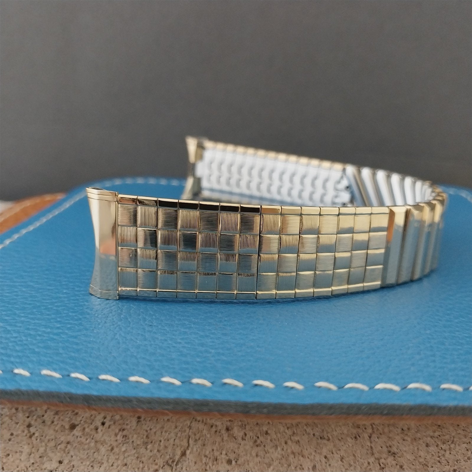 3/4" 10k Yellow Gold-Filled Classic Kestenmade USA 1960s Vintage Watch Band