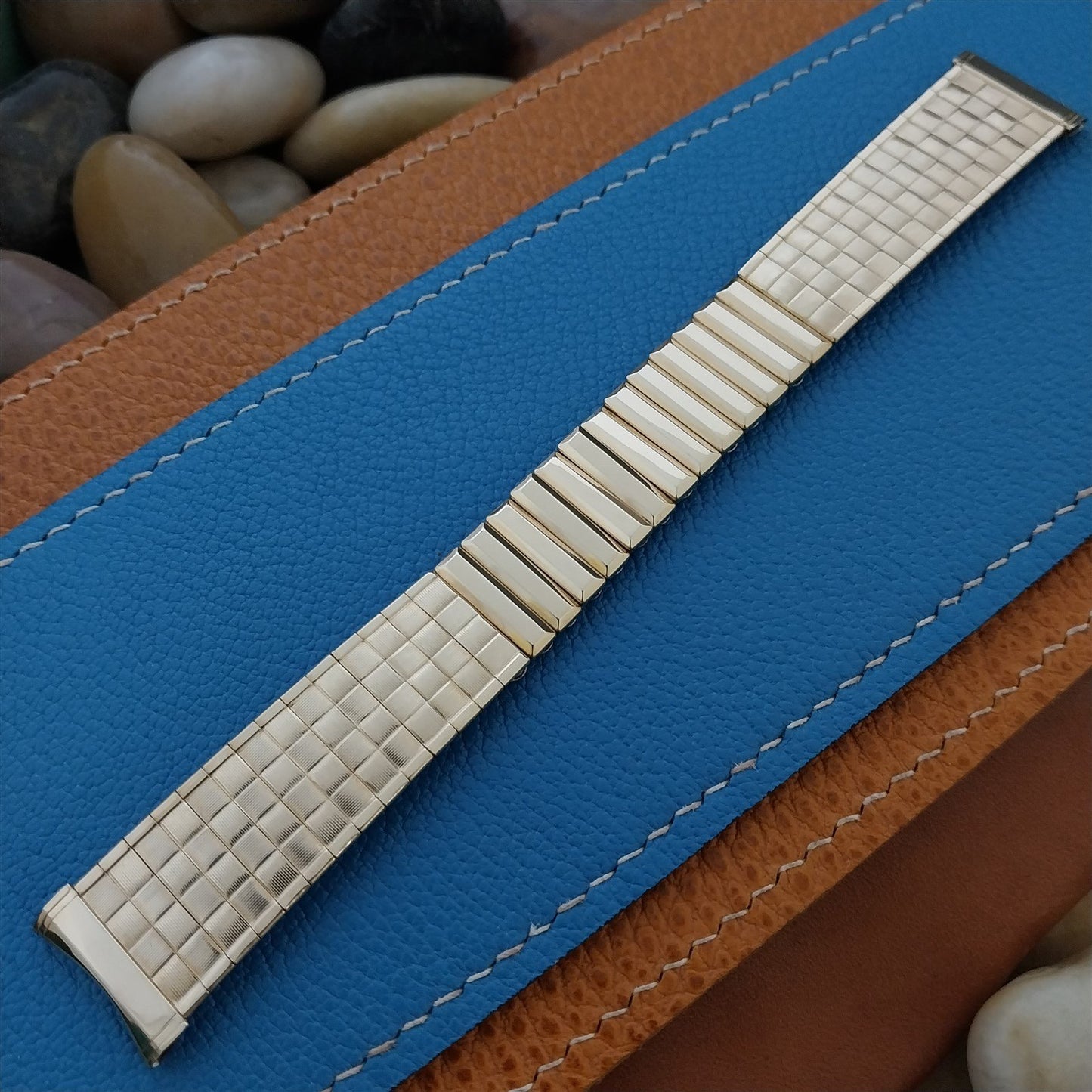 3/4" 10k Yellow Gold-Filled Classic Kestenmade USA 1960s Vintage Watch Band