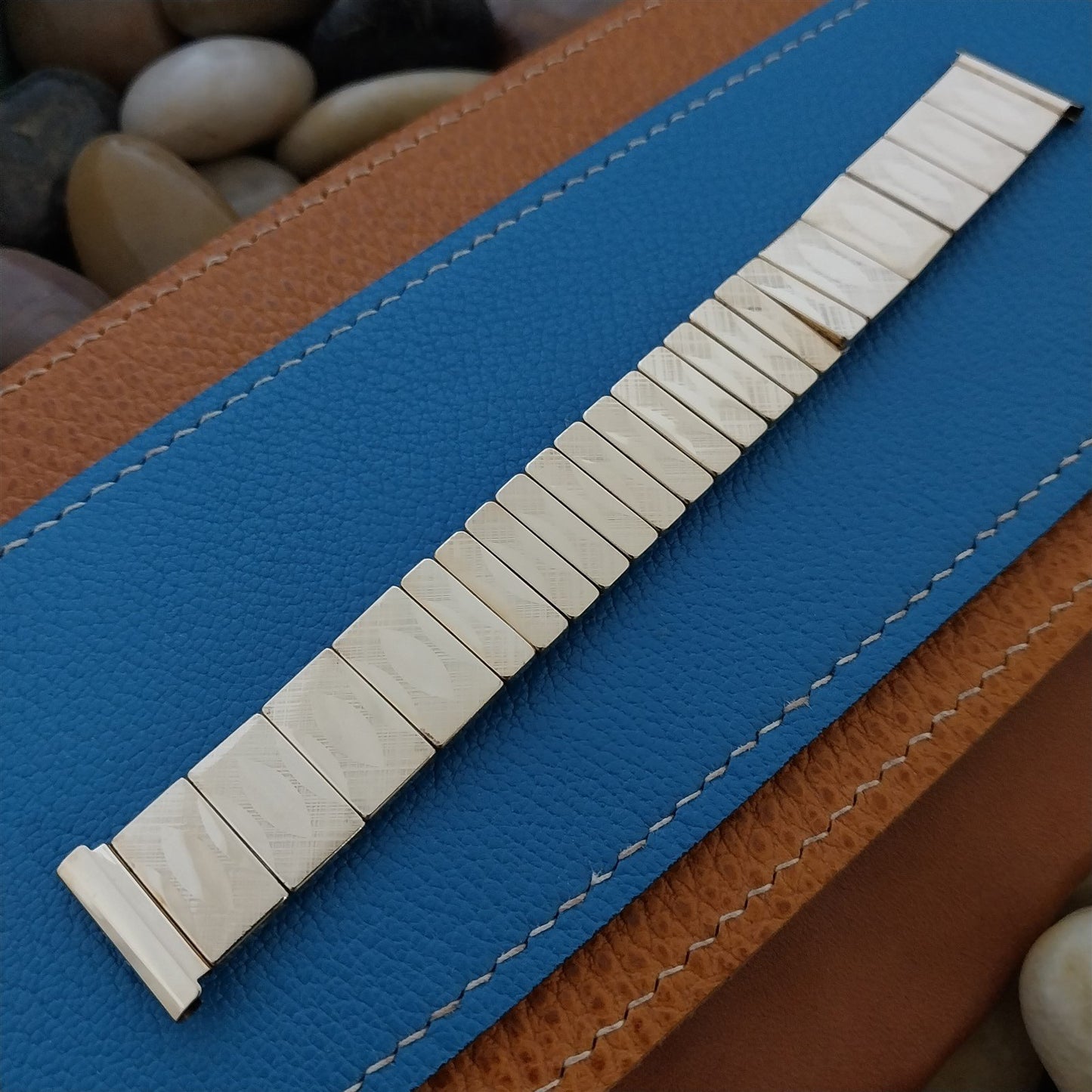 3/4" 10K Gold-Filled Glen USA DeLuxe nos 1950s Vintage Watch Band