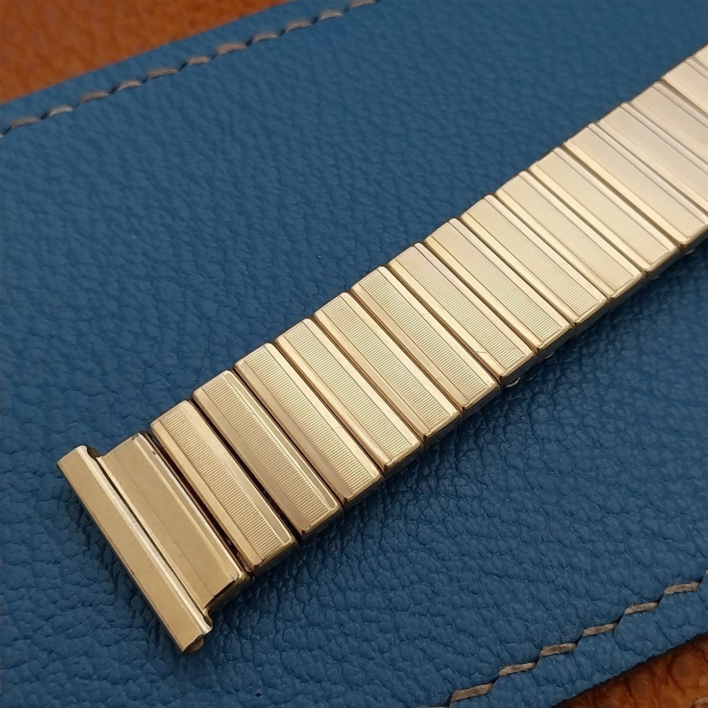 Vintage Airflex 10k Yellow Gold-Filled Unused 1950s Watch Band 3/4" 11/16" 5/8"