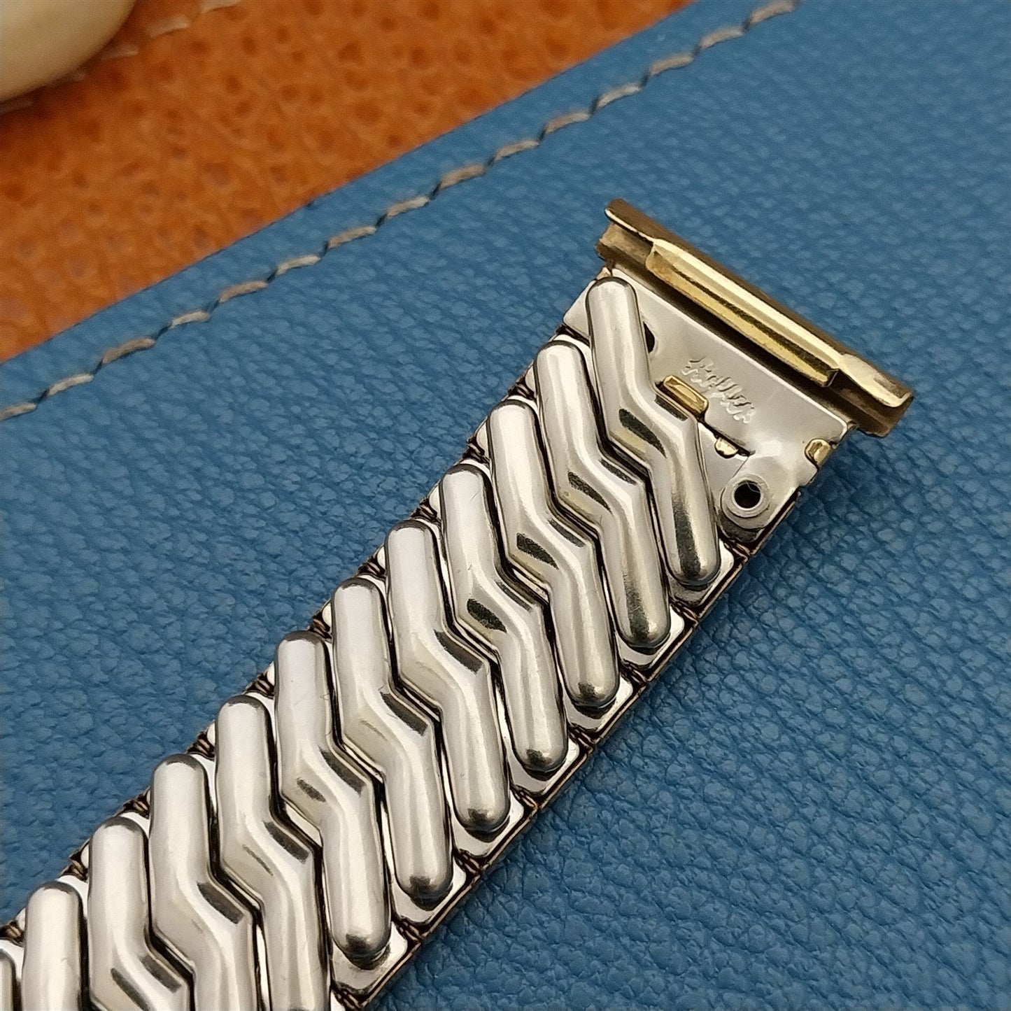 Vintage Airflex 10k Yellow Gold-Filled Unused 1950s Watch Band 3/4" 11/16" 5/8"