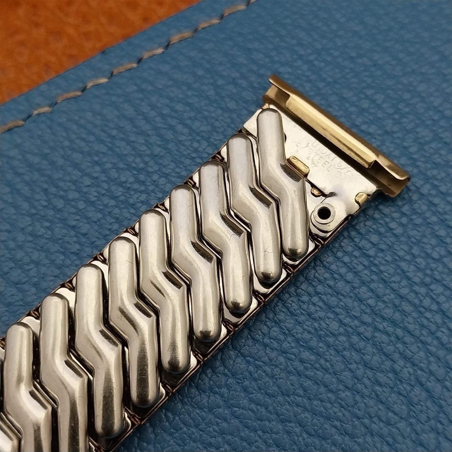 Vintage Airflex 10k Yellow Gold-Filled Unused 1950s Watch Band 3/4" 11/16" 5/8"