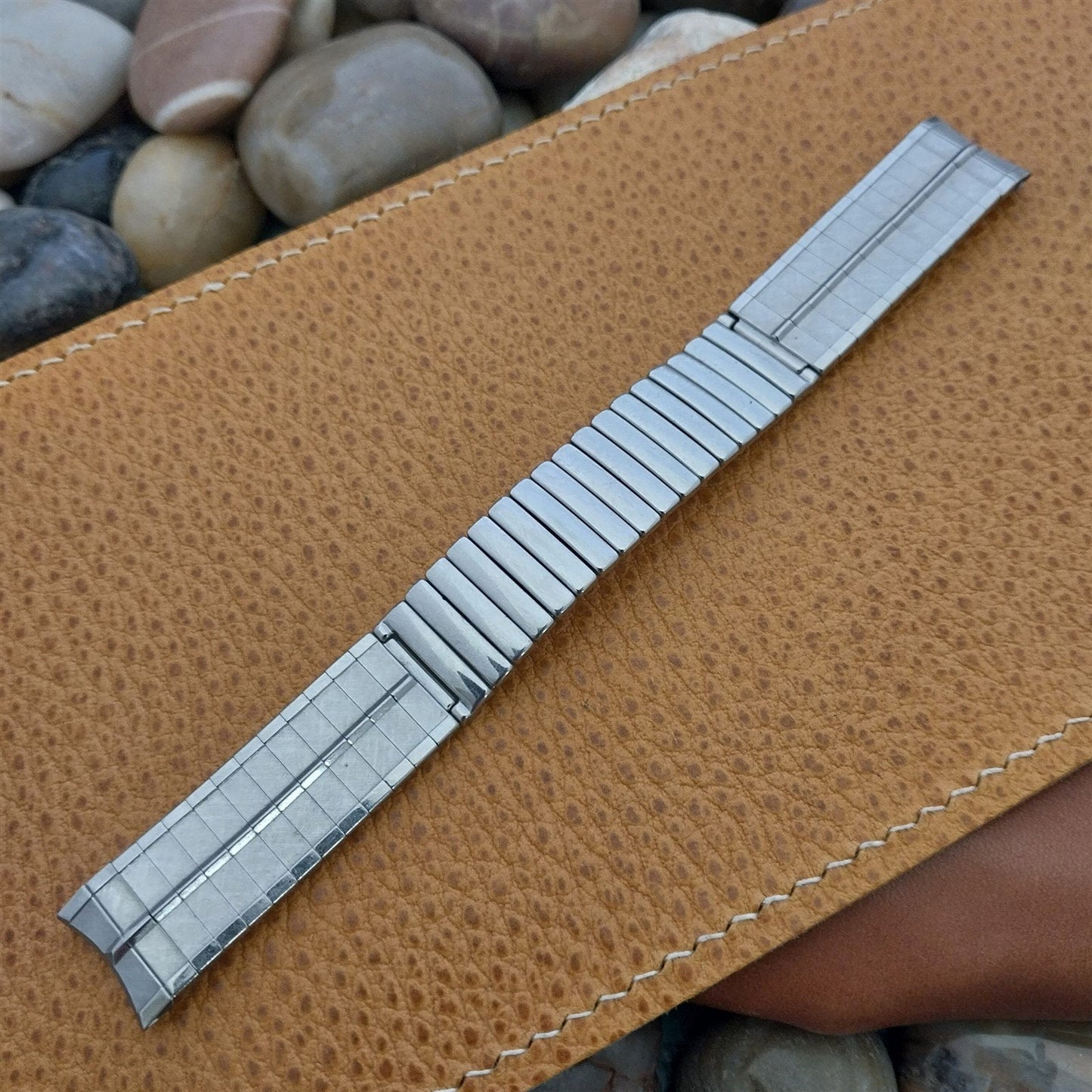 Vintage 5/8" JB Champion Stainless Steel nos Unused 1960s Classic Watch Band