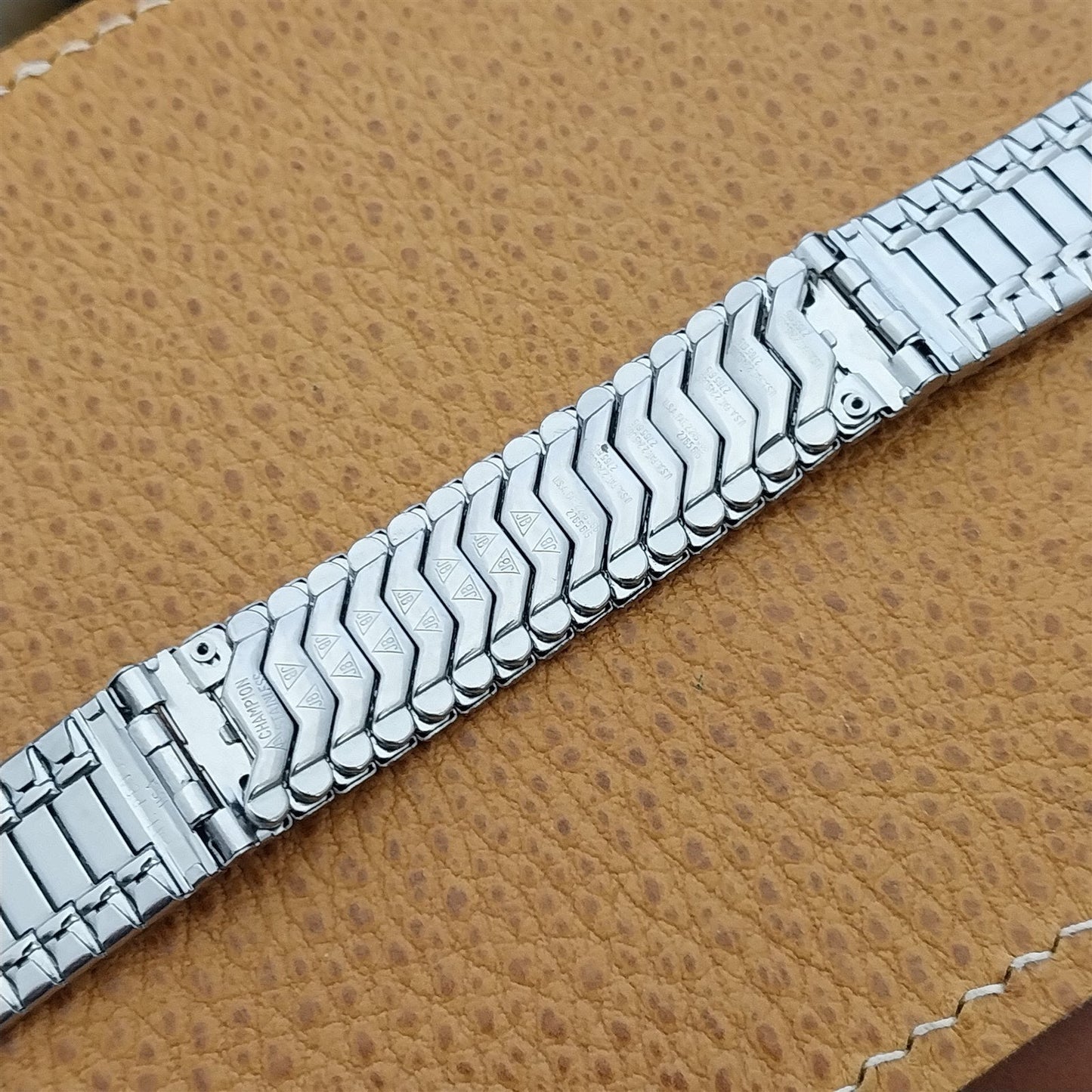 Vintage 5/8" JB Champion Stainless Steel nos Unused 1960s Classic Watch Band