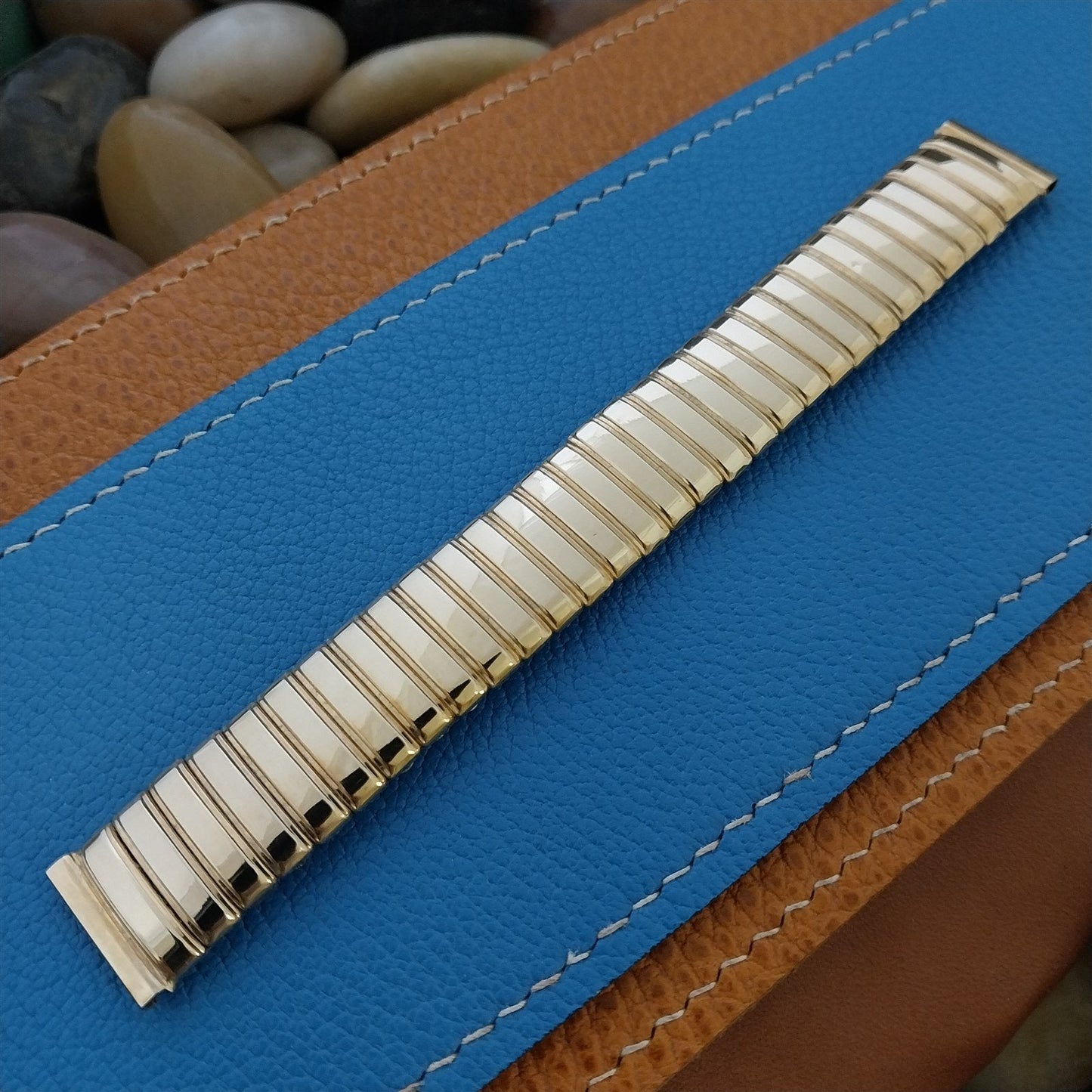 5/8" Airflex 10k Gold-Filled nos Scissor Expansion 1950s Vintage Watch Band