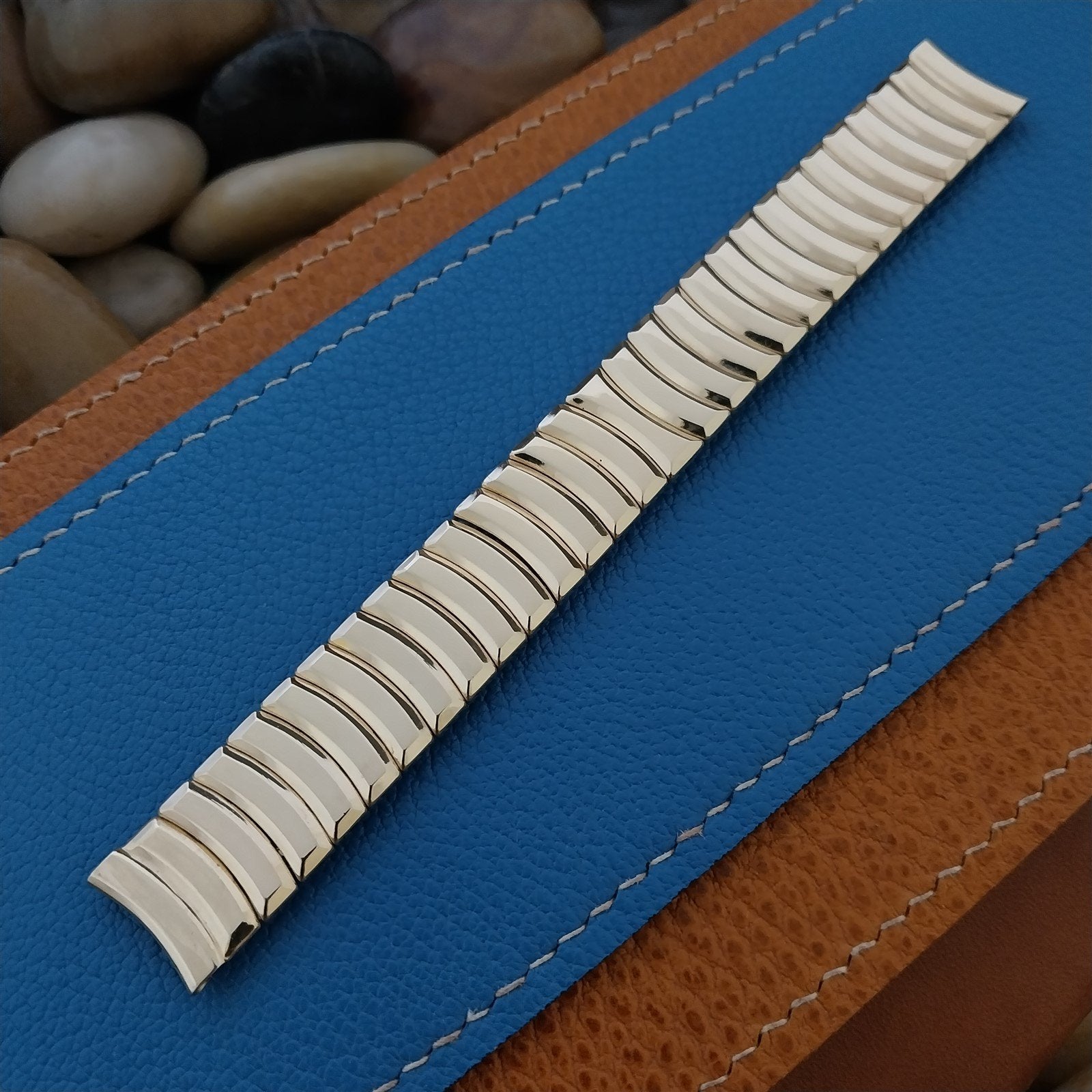 5/8" 10k Gold Filled Expansion Unused Airflex USA 1950s Vintage Watch Band