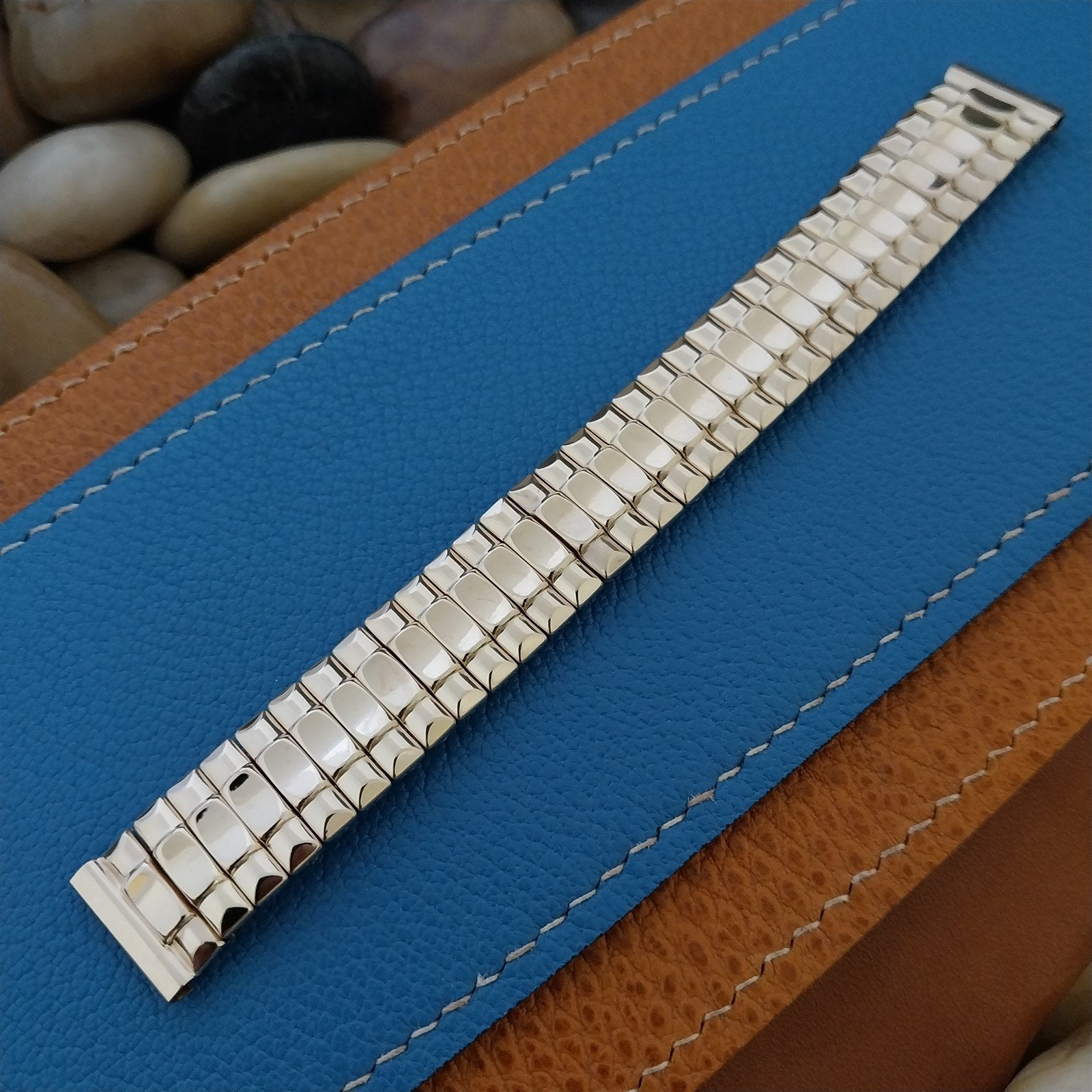 Foster USA 10k Gold-Filled 5/8" 16mm 1950s Scissor-Expansion Vintage Watch Band