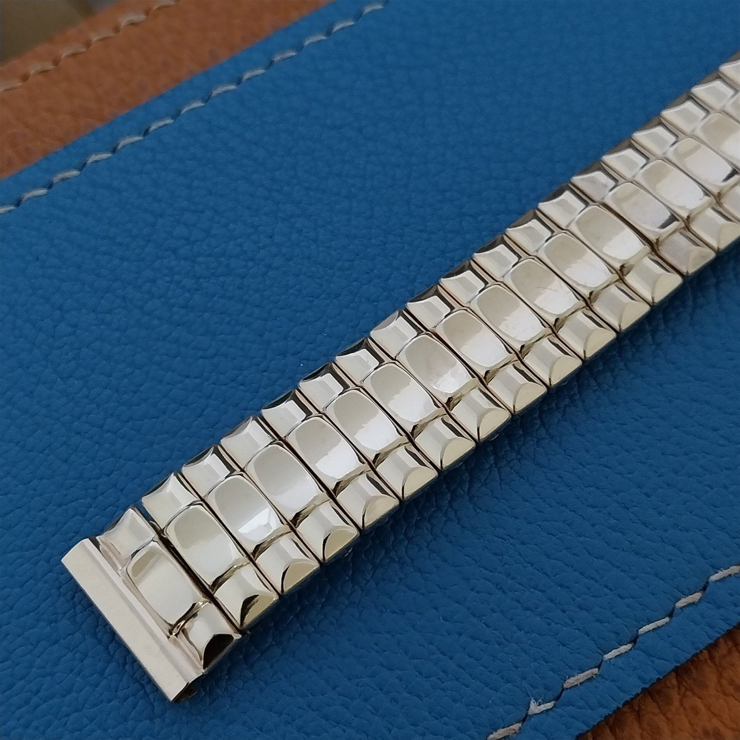 Foster USA 10k Gold-Filled 5/8" 16mm 1950s Scissor-Expansion Vintage Watch Band