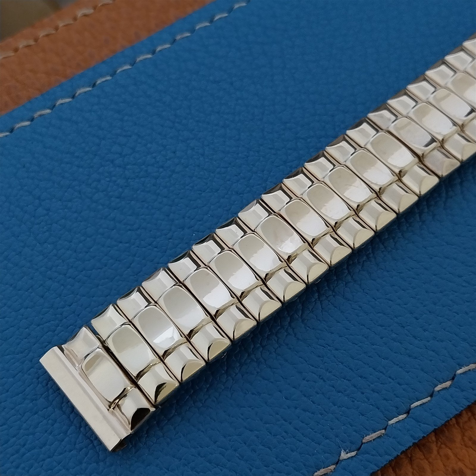 Foster USA 10k Gold-Filled 5/8" 16mm 1950s Scissor-Expansion Vintage Watch Band