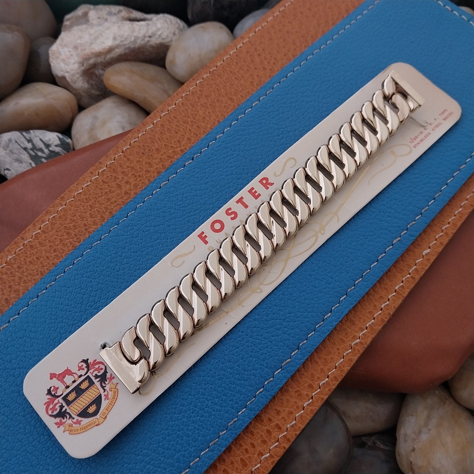 Foster USA 10k Gold-Filled 5/8" 1950s Scissor-Expansion UnusedVintage Watch Band