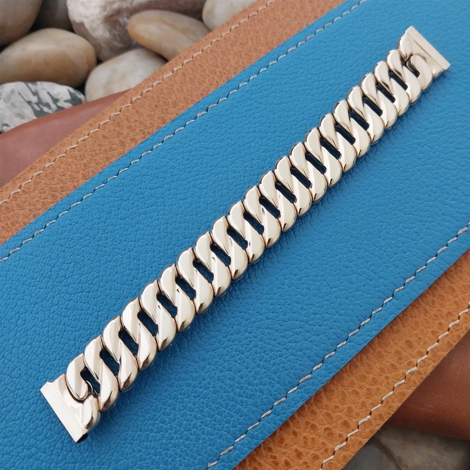 Foster USA 10k Gold-Filled 5/8" 1950s Scissor-Expansion UnusedVintage Watch Band