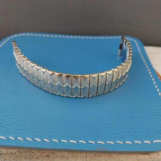 Vintage Foster 10k Gold-Filled 5/8" Classic 1950s Scissor-Expansion Watch Band