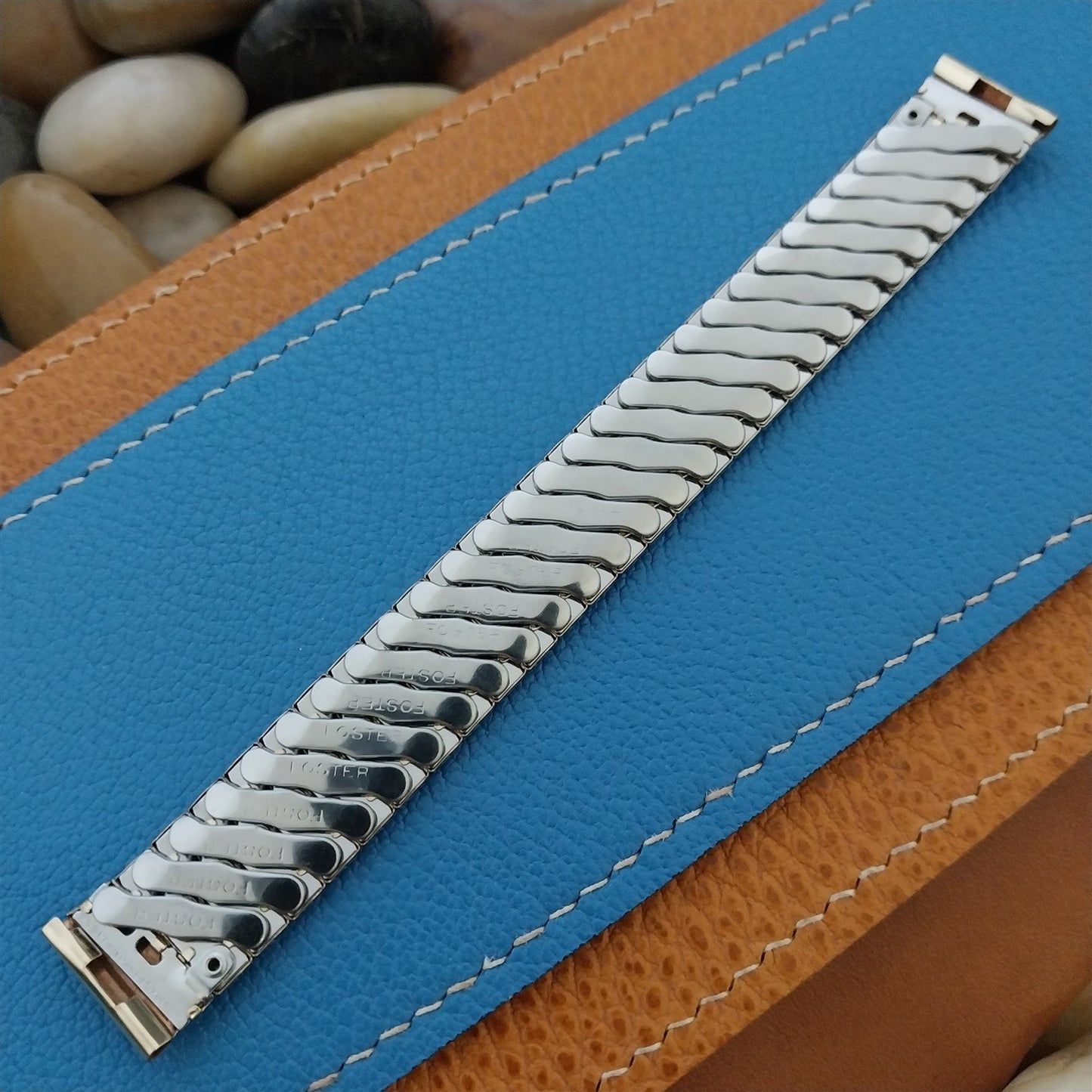 Vintage Foster 10k Gold-Filled 5/8" Classic 1950s Scissor-Expansion Watch Band