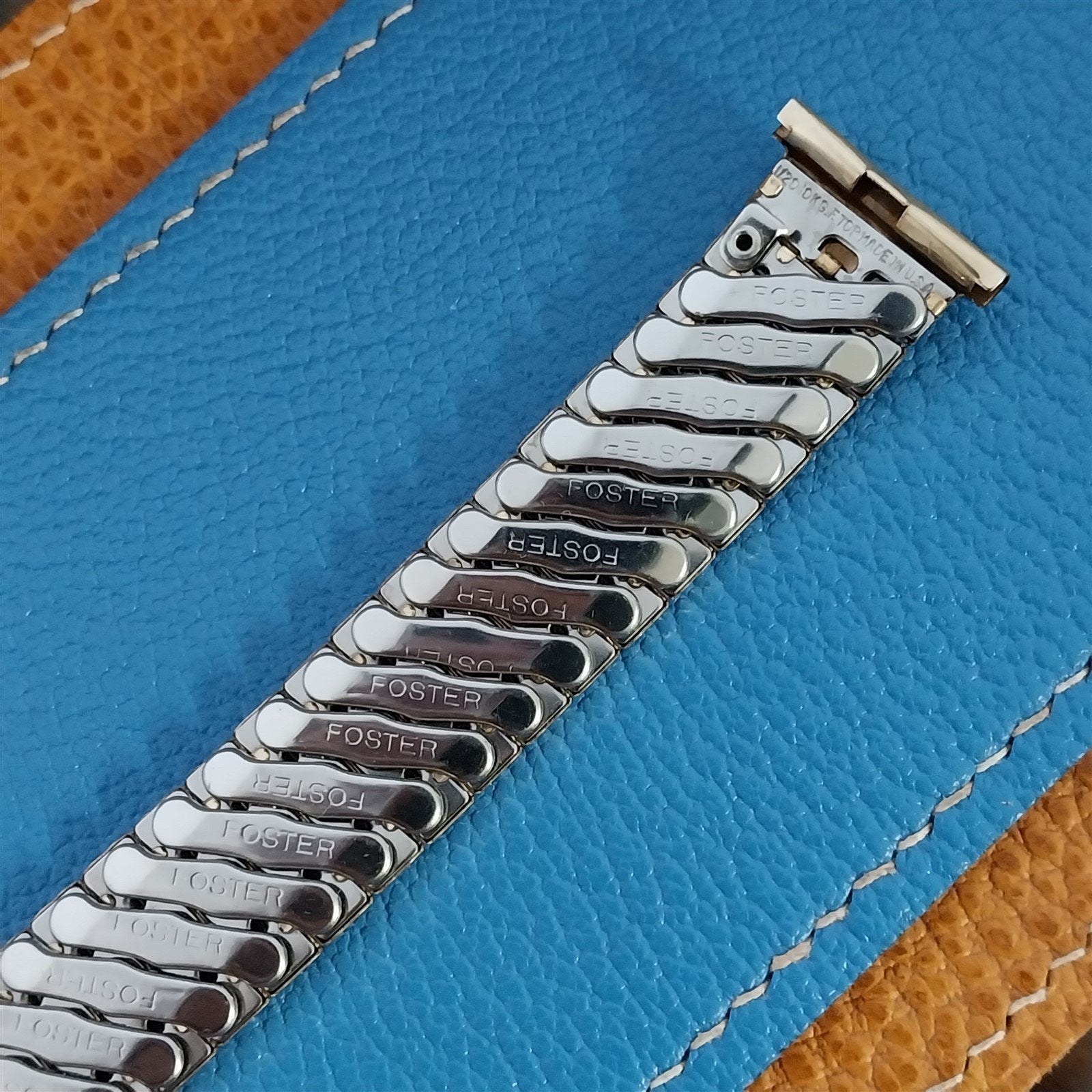 16mm 18mm 19mm Foster 10k Gold-Filled 1950s Scissor-Expansion Vintage Watch Band