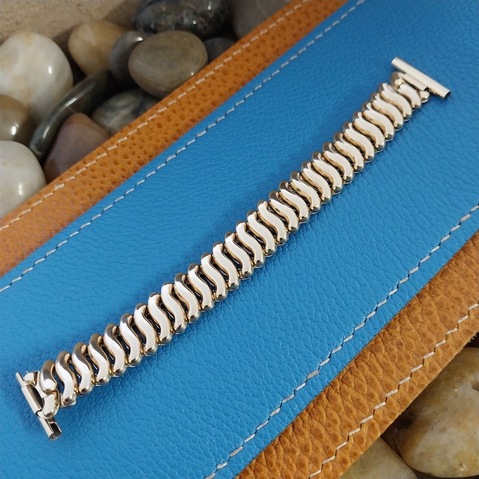 Vintage 1940s 12k Gold-Filled Overhand Stretch 19mm 18mm 16mm Unused Watch Band