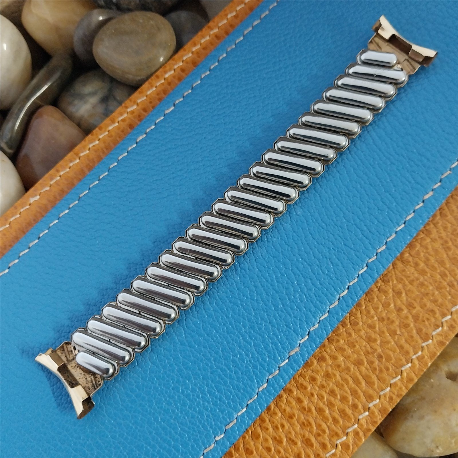 Vintage Foster 10k Gold-Filled 1950s Scissor-Expansion Short Classic Watch Band