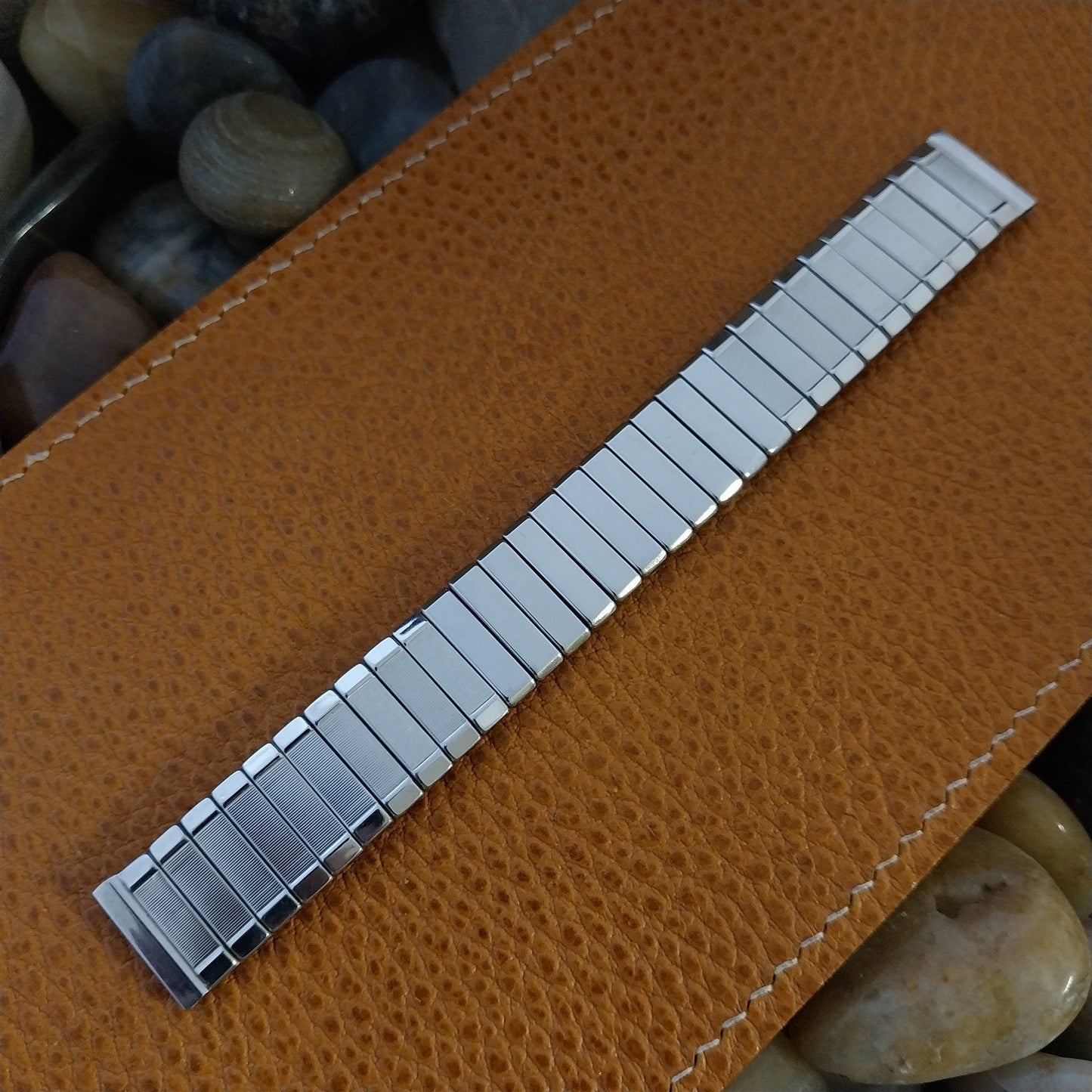 Vintage 5/8" Stainless Steel Expansion nos AirFlex Unused Classic Watch Band
