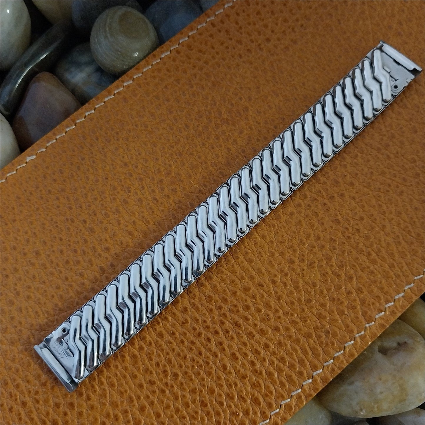 Vintage 5/8" Stainless Steel Expansion nos AirFlex Unused Classic Watch Band