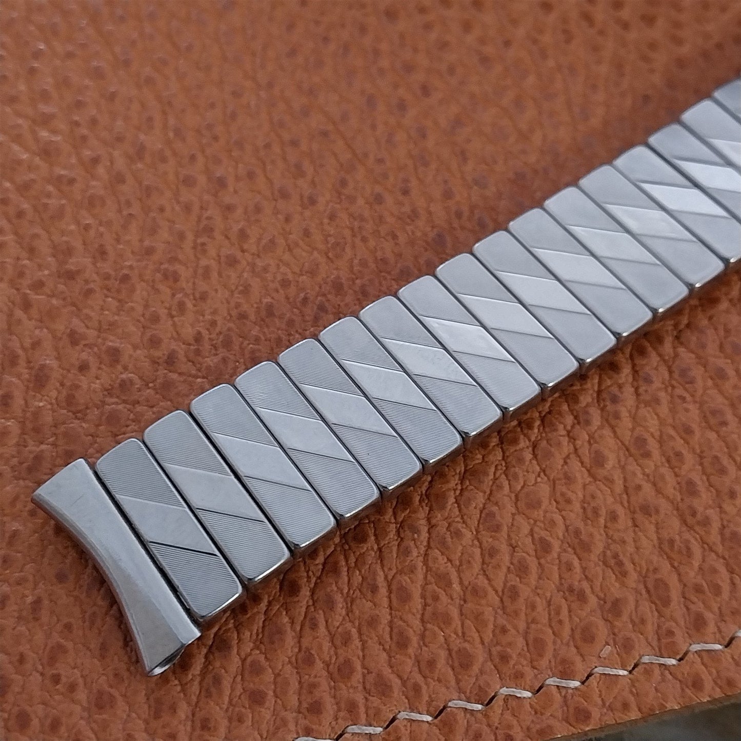 Vintage 17.2mm Stainless Steel Expansion AirFlex USA Unused Classic Watch Band