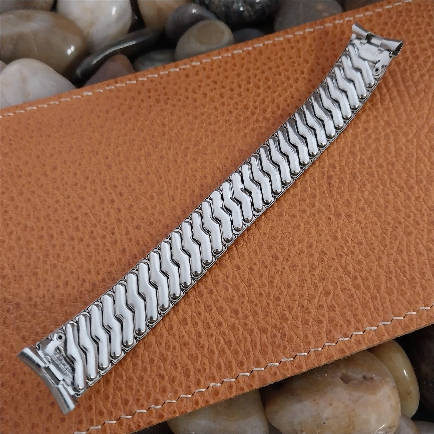 Vintage 17.2mm Stainless Steel Expansion AirFlex USA Unused Classic Watch Band