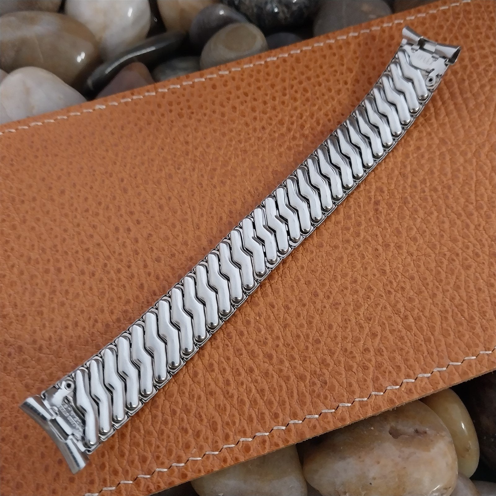 Vintage 17.2mm Stainless Steel Expansion AirFlex USA Unused Classic Watch Band