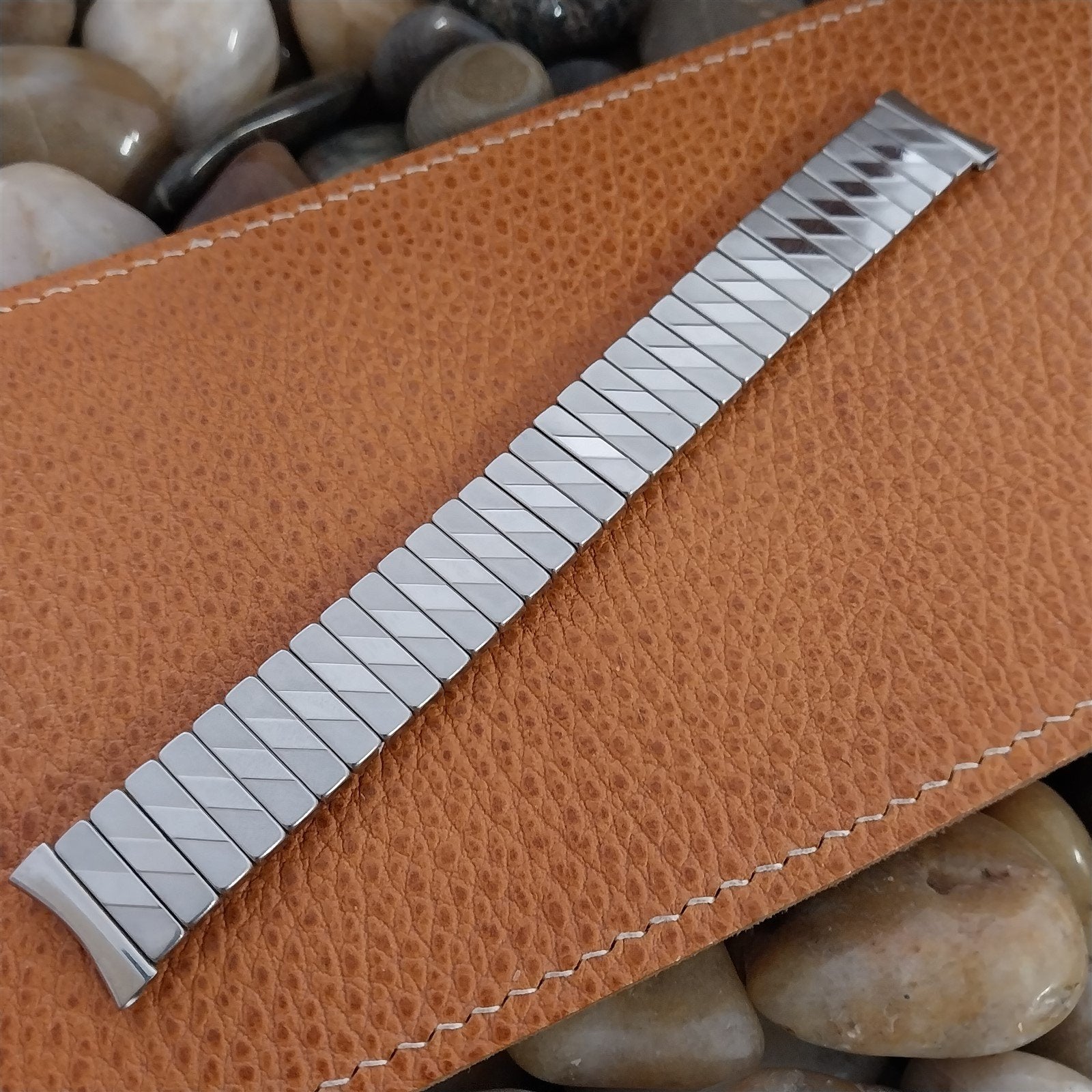 Vintage 17.2mm Stainless Steel Expansion AirFlex USA Unused Classic Watch Band