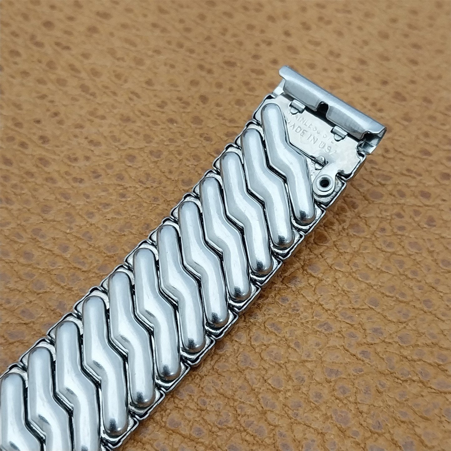 Vintage 5/8" Stainless Steel Classic Stretch AirFlex 1950d Unused Watch Band