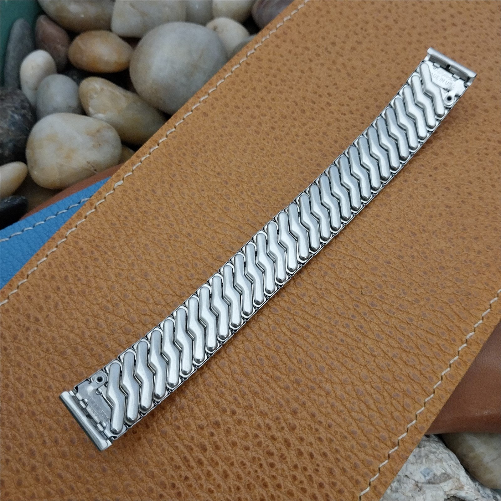 5/8" Stainless Steel Expansion Unused AirFlex USA 1950s Vintage Watch Band