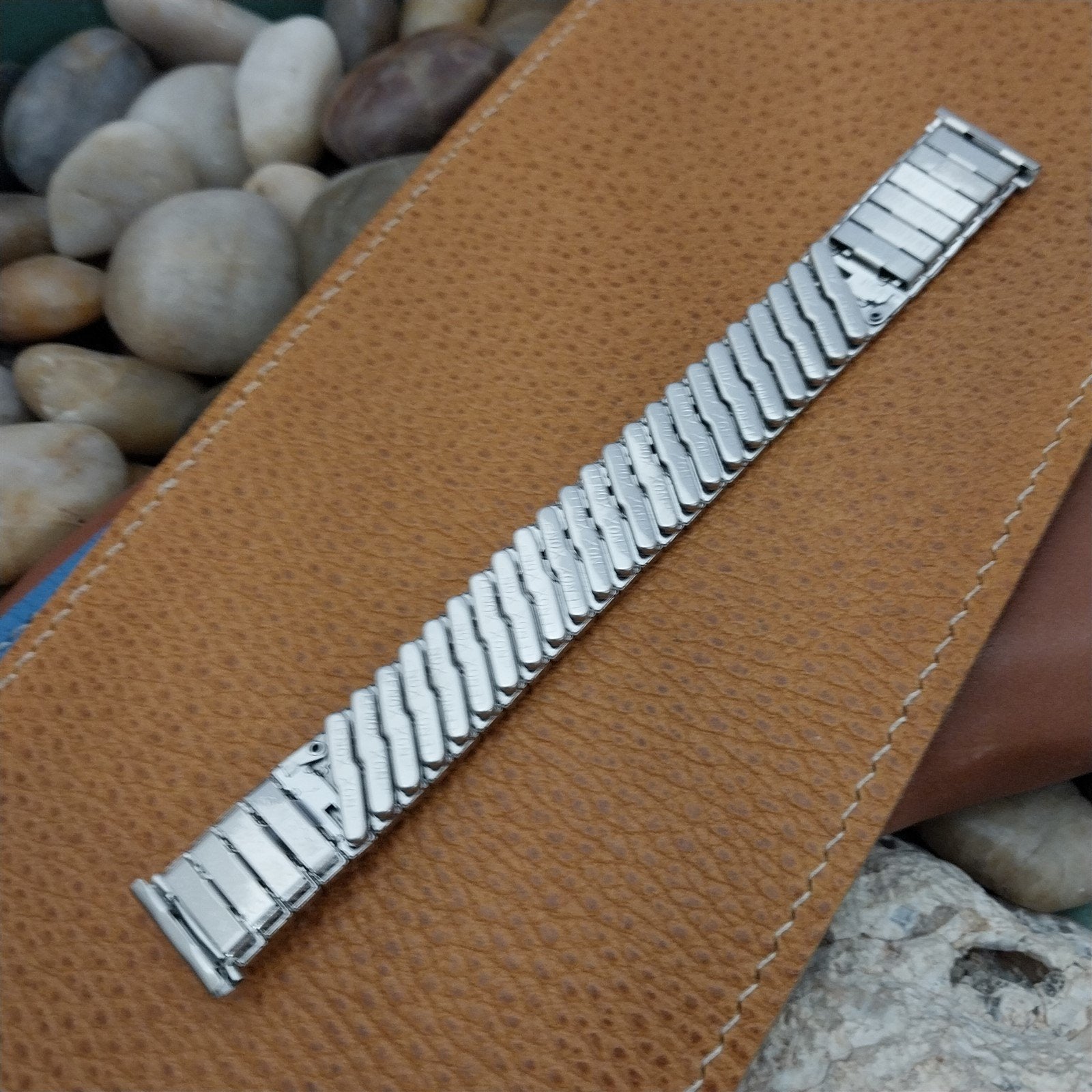 1950s 17.2mm 17mm Lenox USA Stainless Steel nos Unused Vintage Watch Band