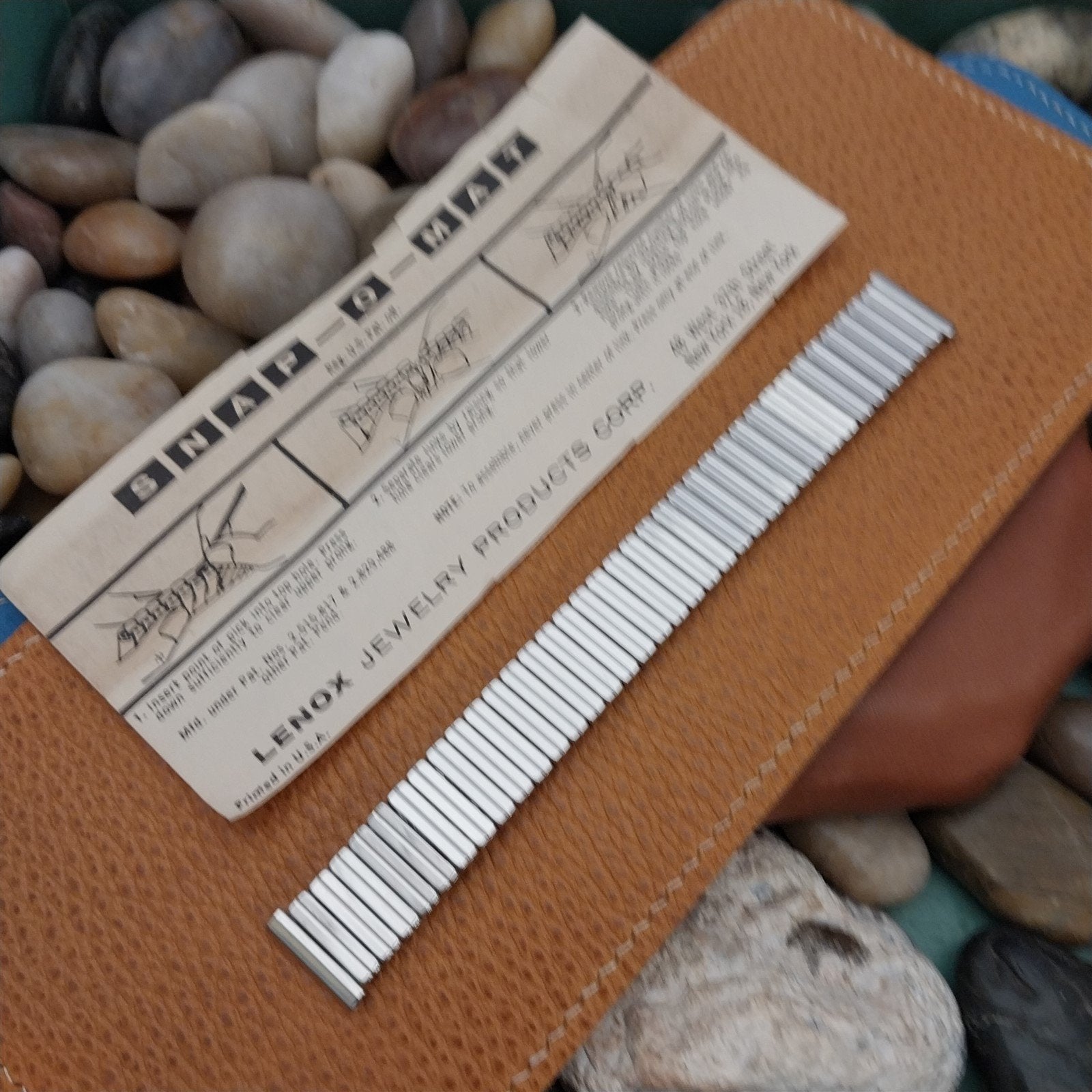 1950s 17.2mm 17mm Lenox USA Stainless Steel nos Unused Vintage Watch Band